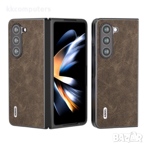 Samsung Galaxy Z Fold5 ABEEL Litchi Texture Wallet Калъф и Протектор, снимка 8 - Калъфи, кейсове - 52382291