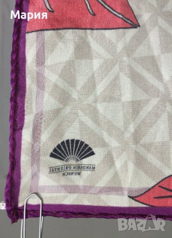 Копринен Дамски Шал Дамски малък аксесоар 100 % Коприна , снимка 17 - Шалове - 41876660