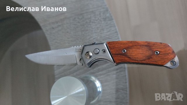 Сгъваем нож Stainless. 15,5 см дължина., снимка 1 - Ножове - 40975374