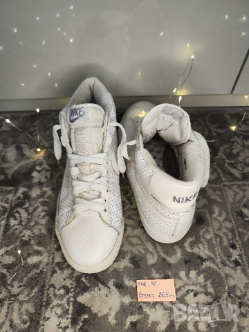 Nike Blazer High White, маратонки 42, снимка 3 - Маратонки - 44734561