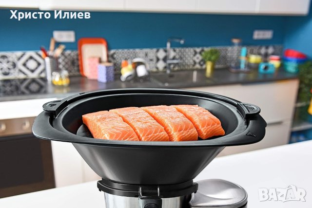Moulinex HF4568 Click Chef Кухненски робот 28 функции 1400 W, снимка 3 - Кухненски роботи - 41039436