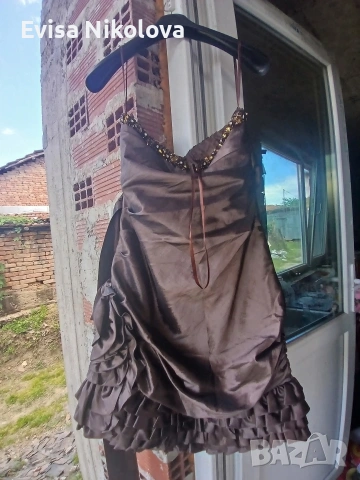 къса рокля има голема роза , снимка 2 - Рокли - 53579622