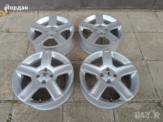 Оригинални алуминиеви джанти 17 '' цола 4х108 ПЕЖО / PEUGEOT CITROEN, снимка 4 - Гуми и джанти - 50950933