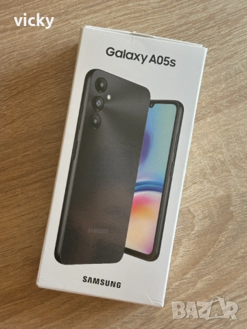 НОВ Samsung Galaxy A05s, Black - 4GB / 16GB - фабрично запечатан.