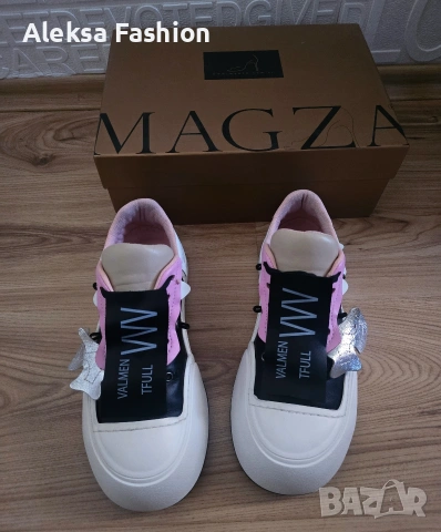 Massimo Zardi дамски маратонки естествена кожа , снимка 3 - Кецове - 53773798