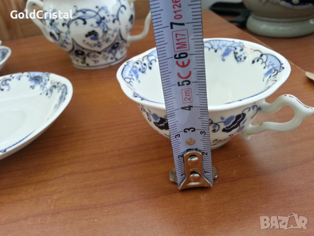 Стар   порцеланов сервиз за кафе фин порцелан, снимка 5 - Антикварни и старинни предмети - 36401872