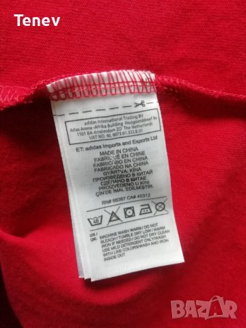 Manchester United Adidas оригинална памучна тениска фланелка Манчесътр Юнайтед Размер М , снимка 7 - Тениски - 41523067