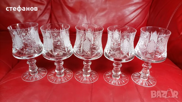 Кристални чаши, Ропотамо, за алкохол, 5 бр