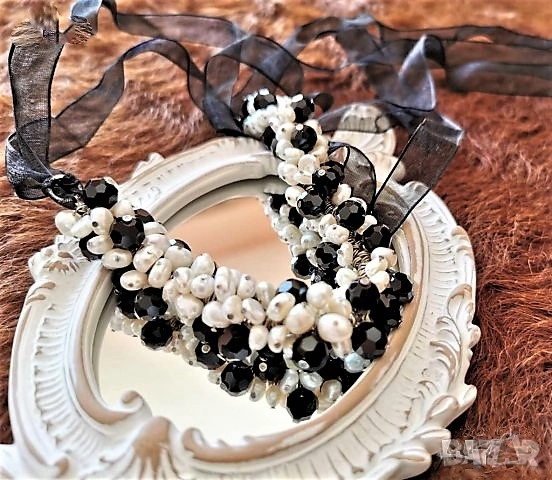 Бижута с естествени, култивирани перли - Авторска, бутикова бижутерия със сертификат, снимка 14 - Подаръци за жени - 53412691