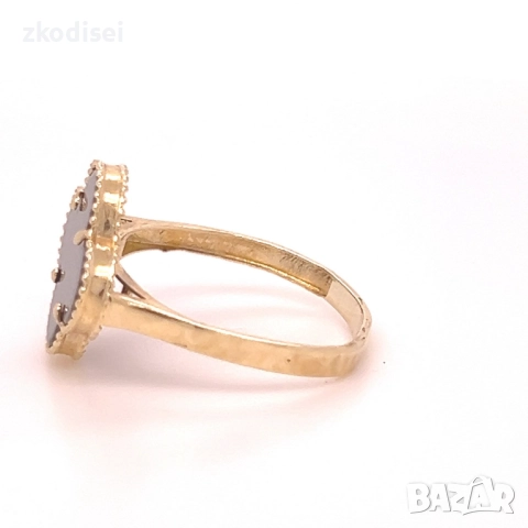 Златен дамски пръстен Van Cleef 2,81гр. размер:56 14кр. проба:585 модел:5058-1, снимка 3 - Пръстени - 52629509