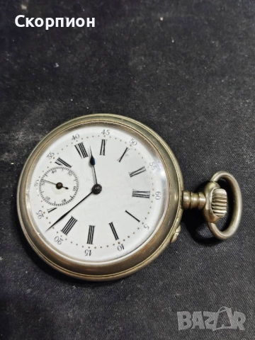 Швейцарски джобен часовник 1925г. - Класика в жанра - ПРОМОЦИЯ, снимка 2 - Джобни - 49241450