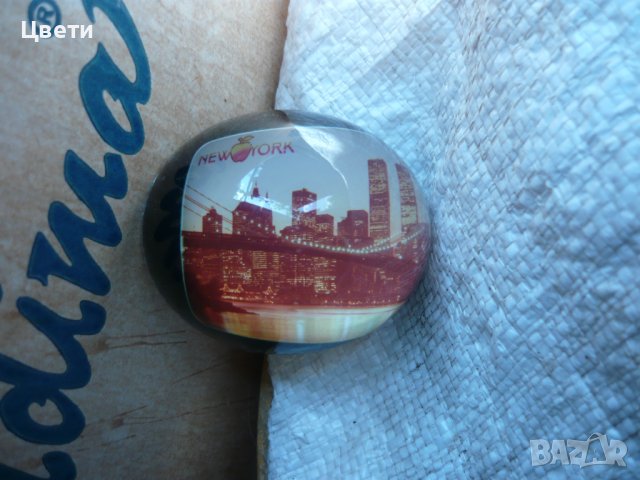 Ню Йорк в стъклена елипса за украса - само 0,75 лв., снимка 6 - Други - 40763064