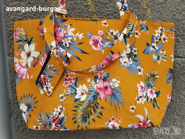Плажна чанта, голяма чанта за плаж -214, снимка 1