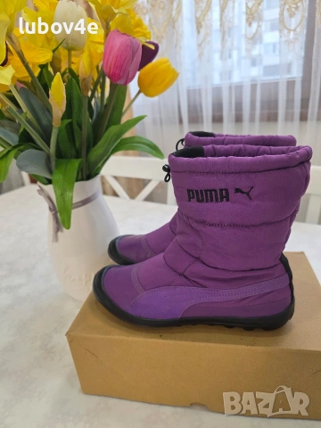 Puma дамски апрески във виолетов цвят, снимка 4 - Дамски апрески - 53415605