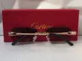 Cartier Mъжки Дамски слънчеви очила овални елипса 4 цвята, снимка 14