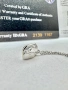 Сребърно колие с мойсанит (Диамант) 1 карат, снимка 13