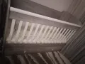 Детско легло +механизъм на люлеене към него матрак, чаршафи и детско корито всичко за 150лв, снимка 3