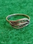Винтидж сребърен пръстен филигранна изработка ювелирна изработка 52410, снимка 2