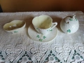 Комплект ръчно изработени съдове Belleek Ирландия - 3, снимка 10