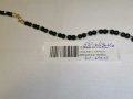 Златно колие с черни мъниста и златни топчета - 16.85 грама - 4 грама злато , снимка 2