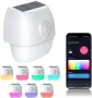 Соларна сензорна лампа с RGB, USB зареждане, IP64, работа с Alexa, снимка 1