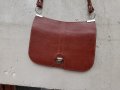 Стара Дамска кожена чанта Балкан, снимка 2