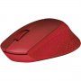 Безжична Мишка Logitech M330 Silent Plus Wireless червена SS301326, снимка 1 - Друга електроника - 39570134