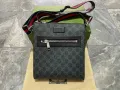 GUCCI Чанта Малка Гучи Messenger GG Supreme Canvas Кожа Автентична, снимка 3