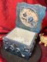 Ръчно декорирана дървена кутия за бижута ръчна изработка, снимка 2
