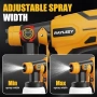 Нов Безкабелен пистолет за боядисване 600W HVLP 1000ml 3 дюзи за DEWALT 18V батерия, снимка 5