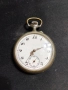 Швейцарски джобен часовник посребрени капаци - Argentan -  Цилиндър - РЯДЪК, снимка 14