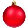 100 броя Комплект червени коледни топки в 3 размера, снимка 4