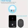 Безжичен wifi звънец с камера нощно виждане, видео и аудио връзка, без батерии, снимка 4