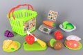 ✨Детски комплект кошница с плодове и зеленчуци за рязане 
