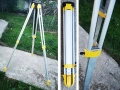 алуминиев трипод стенд за оптичен нивел (стойка) тринога , снимка 4