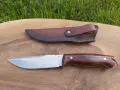 Висококачествен ловен нож D2,фултанг с кожена кания, снимка 2