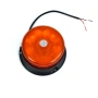 1бр. Оранжев flash ЛЕД LED блиц маяк с 3 винта, 36W, 12 LED , 12-24V, снимка 1