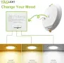 LED вграден панел за таван Ø145 мм, pack 6, 12W, IP54, CCT, снимка 2