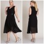Елегантна черна рокля Fervente , снимка 1 - Рокли - 41429894