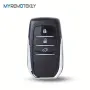 Кутийка за ключ с 3 бутона за Toyota Corolla,Avensis, Yaris, RAV4 и др, ​с острие, снимка 1
