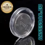10 бр. прозрачни кръгли кутии за монети от 15 до 50 мм пластмасови капсули за съхранение клипси пред, снимка 10