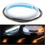Дневни LED светлини 60 6W бяло и жълто 12V 2 броя, снимка 1