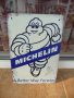 Michelin реклама метална табела гуми кола човече зимни летни