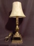 Старинна месингова лампа, снимка 1