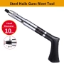 Ръчен пистолет за стоманени пирони пистолет за нитове инструмент за бетонна стена, снимка 4