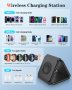 Магнитна сгъваема безжична зарядна станция за iPhone 3 в 1, снимка 9