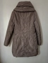 Зимно дамско яке палто кафяво бежово M размер, снимка 2
