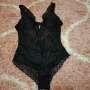 Дамско  черно Боди с дантела, снимка 6