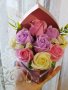 Сърце с девет ароматни сапунени рози, снимка 1 - Подаръци за жени - 37911601