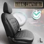 Ортопедична автомобилна тапицерия Otom Inspire, пълен комплект - Черно, снимка 4